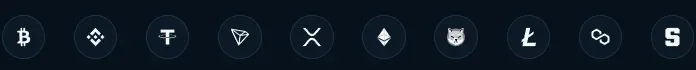 Bitcoin and Lightning Network logos on dark background