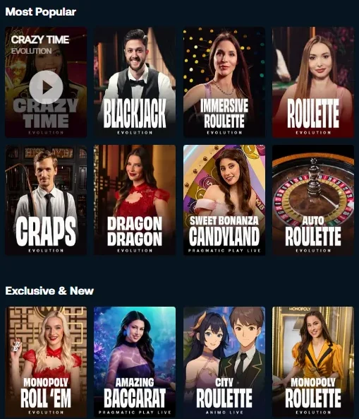 Live dealer roulette table with professional croupier HD stream
