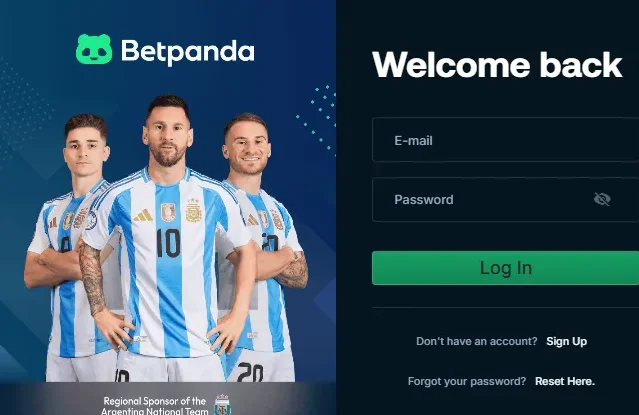 Step-by-step casino sign up form screenshot